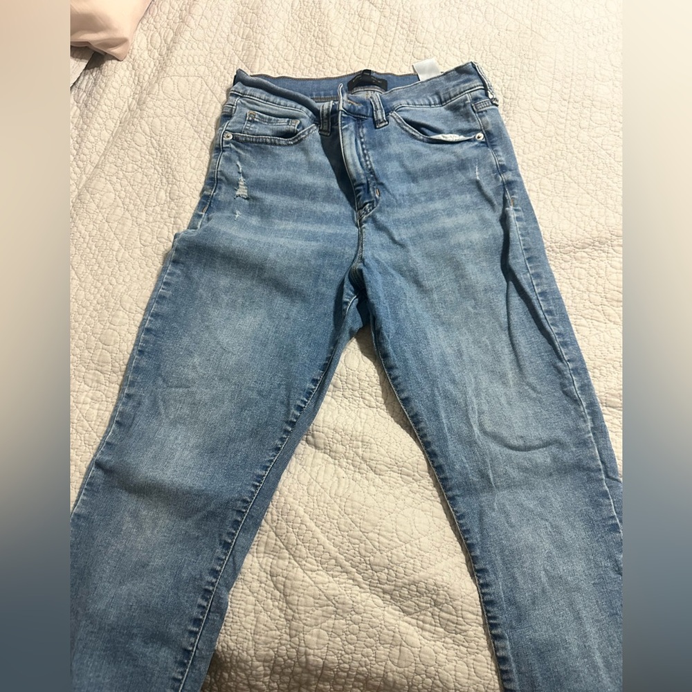 Banana Republic Light Blue High-Rise Skinny Jeans